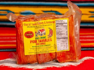 Posa's Red Chile Pork Tamales